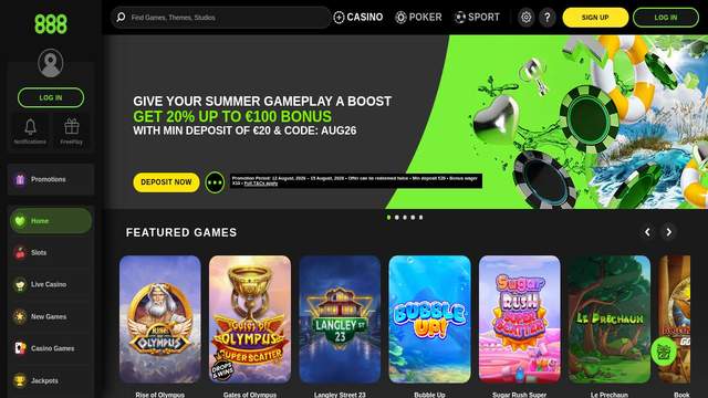 888casino casino screenshot